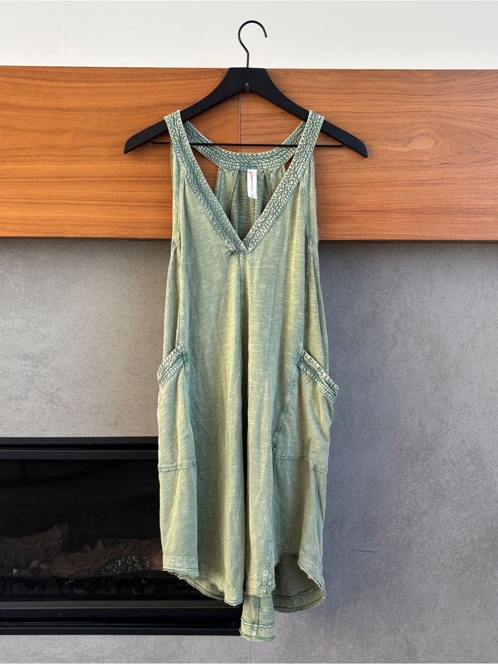 Daily Practice by Anthropologie The Carlie V-Neck Mini Dress, Size M - Picture 4 of 12